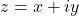 z=x+iy